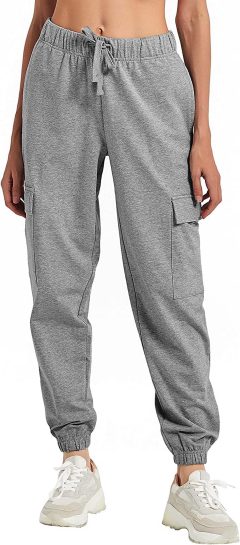 PULI Women's Cargo Sweatpants