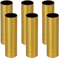 RDEXP Bright Gold Chandelier Candle Light Cover Sleeves