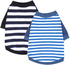 Wolspaw 2-Pack Striped Dog Shirt