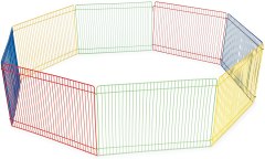 Prevue Pet Products Multicolored Small Pet Playpen