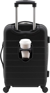 Wrangler Smart Luggage Set with Cup Holder and USB Port