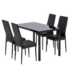 Bonnlo Modern 5 Pieces Dining Table Set