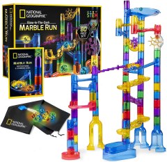 National Geographic Glowing Marble Run Construction Set