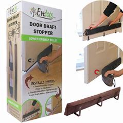 Evelots 36" Magnetic Clip-On Door Draft Stopper