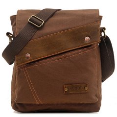 Aibag Messenger Bag, Vintage Small Canvas Shoulder Crossbody Purse