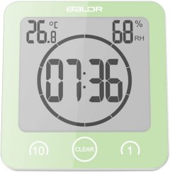 BALDR Bathroom Waterproof Shower Clock