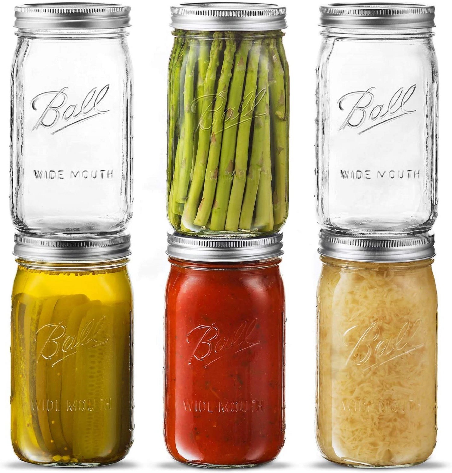 Ball Wide Mouth Mason Canning Jars, 32 oz.