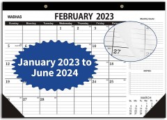 Wabhas 2023 Desk Calendar, 17" x 12" x 18"