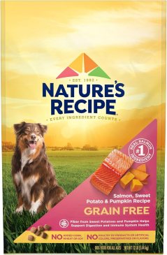 Nature's Recipe Grain-Free Salmon, Sweet Potato & Pumpkin Recipe Dry Dog Food