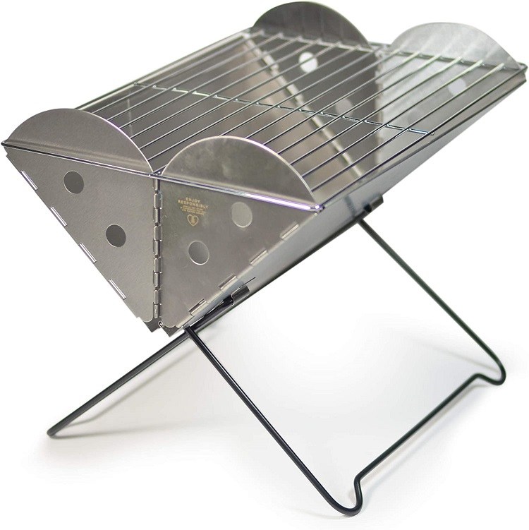 UCO Flatpack Portable Stainless Steel Grill