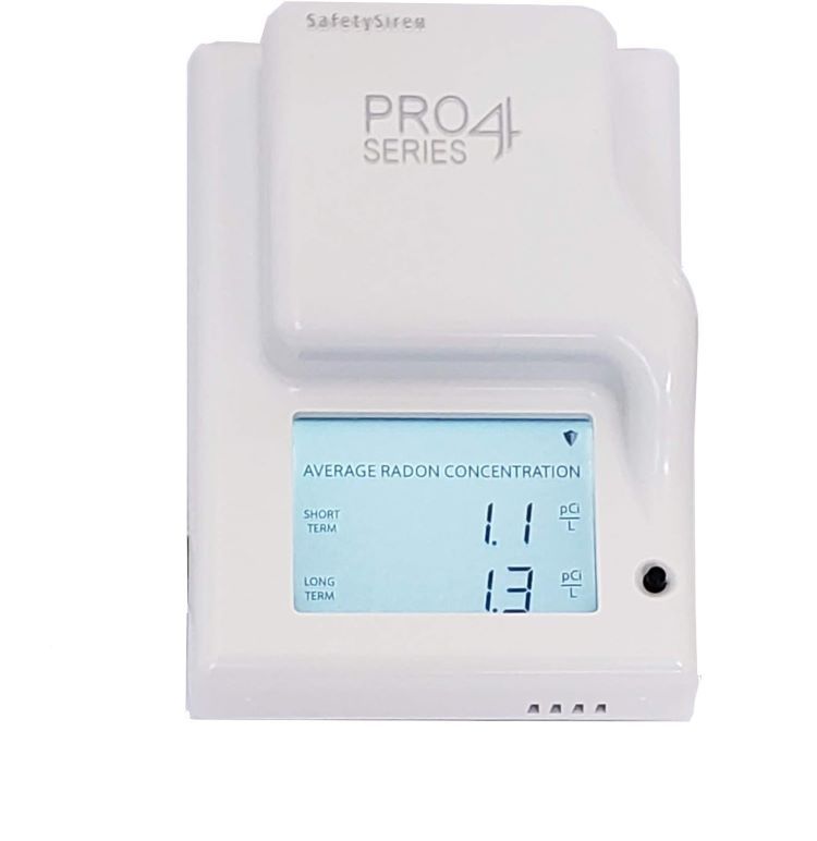 SafetySiren Pro4 Series Radon Detector