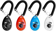 EcoCity Dog Training Clickers with Wrist Straps