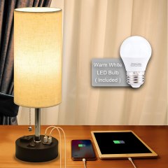 Cotanic USB Bedside Lamp