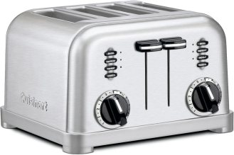 Cuisinart 4 Slice Compact Stainless Steel Toaster (CPT-180P1)