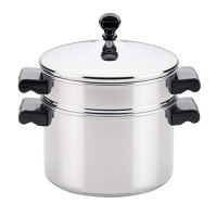 Farberware 3-Quart Covered Stack-n-Steam Sauce Pot and Steamer