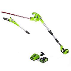 Greenworks 40V Hedge Trimmer and Pole Saw Combo