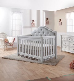 Viv + Rae Hagood 5-in-1 Convertible Upholstered Crib