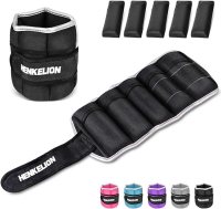 Henkelion Adjustable Ankle Weights, 2-10 lbs
