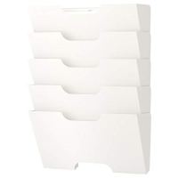 Ikea Kvissle 5 Shelf Metal Wall Magazine File Rack