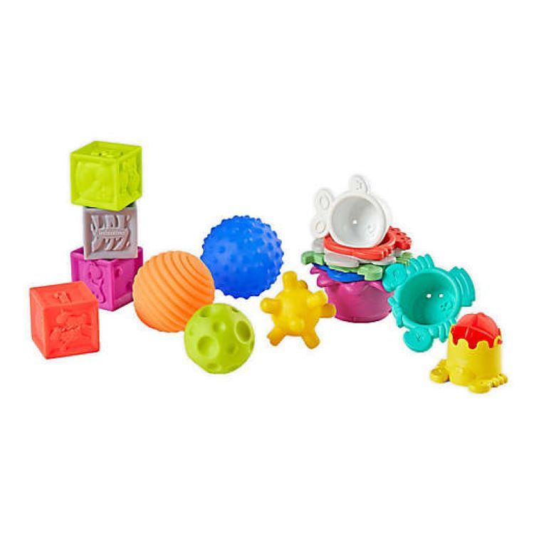 Infantino Sensory Balls, Blocks, and Cups Activity Set
