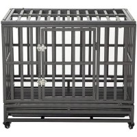 LUCKUP Heavy Duty Dog Crate