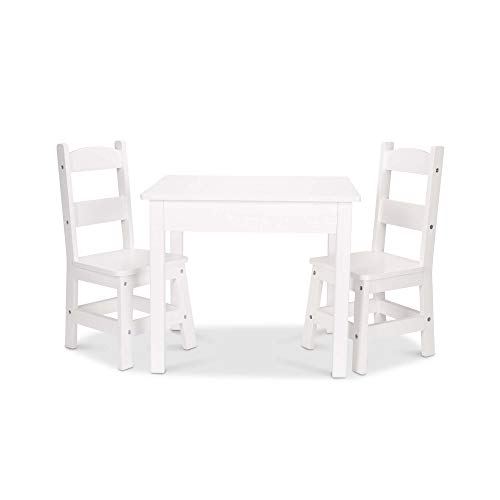 Melissa &amp; Doug Table and Chairs 3-Piece Set