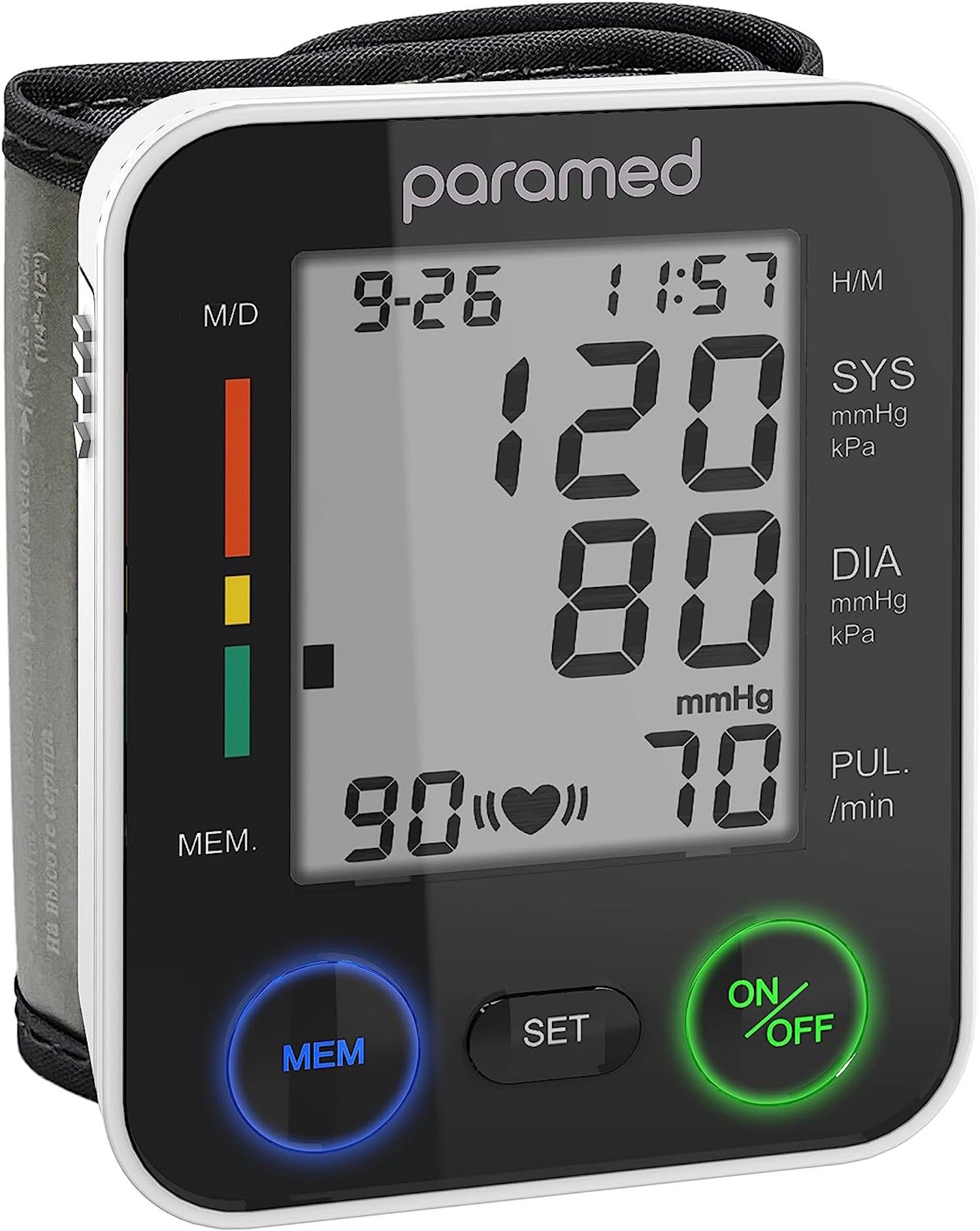 Paramed Automatic Wrist Blood Pressure Monitor, Blood Pressure Kit