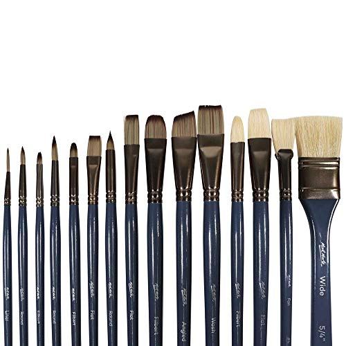 Mont Marte 15-piece Premium Paint Brush Set