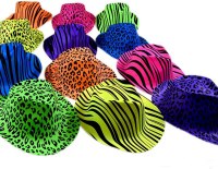 Novelty Place UV Backlight Glow Party Hats