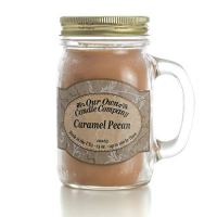 Our Own Candle Company Caramel Pecan Scented Mason Jar Candle