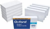 Oxford 3 x 5" White Ruled Index Cards, 1,000-Count