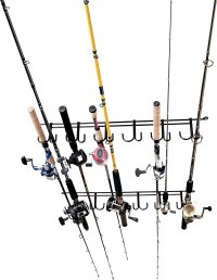 Rack'Em Overhead 12-Rod Fishing Rod Rack