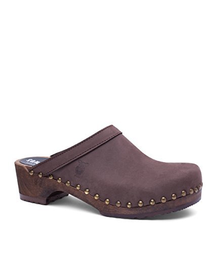 Sandgrens Swedish Low Heel Wooden Clog