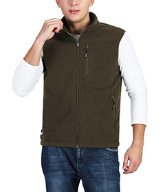 Outdoor Ventures Full-Zip Lightweight Polar Fleece Vest