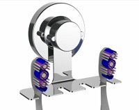 SIMPLELIFE Chrome Suction Cup Toothbrush Holder