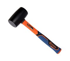 TopBuilt 16 oz. Black Rubber Mallet with Fiberglass Handle 25050