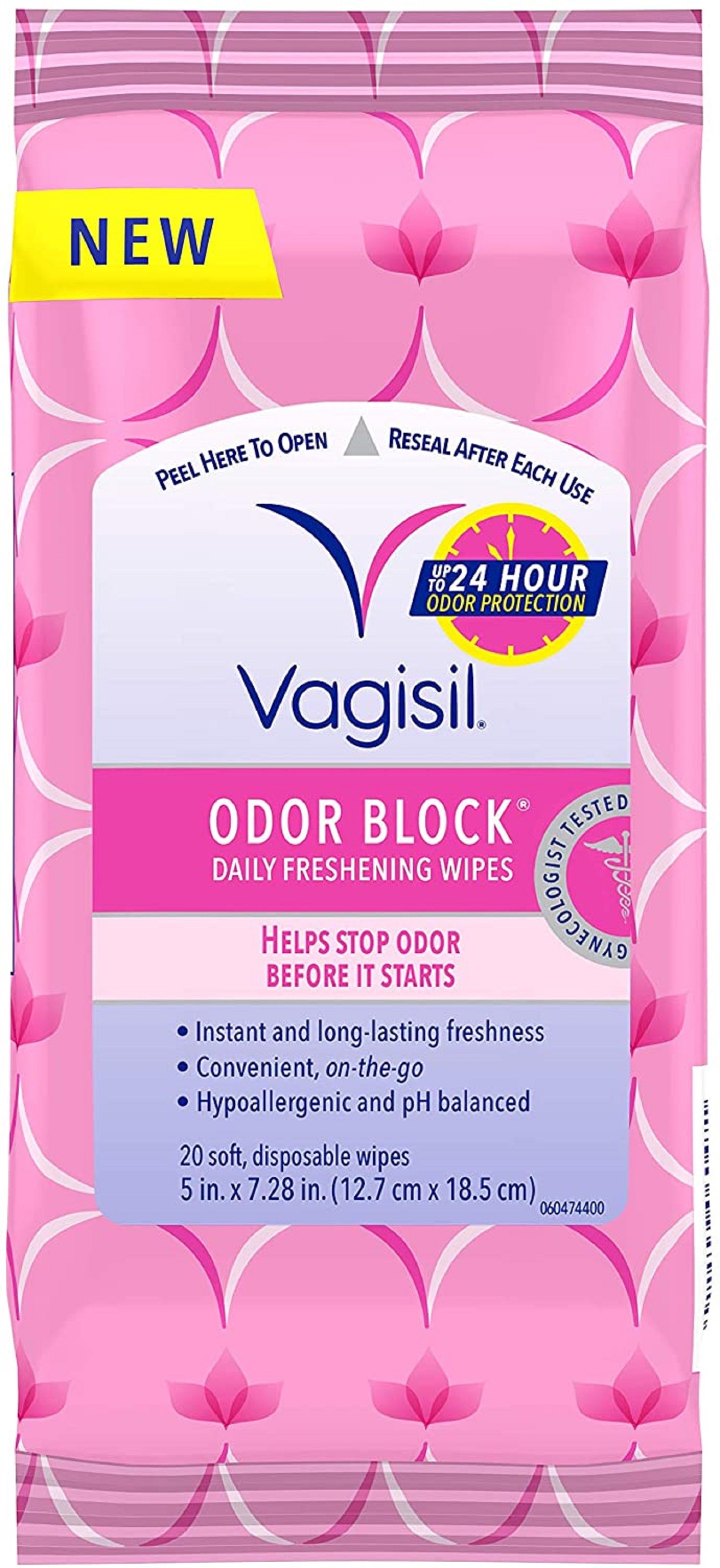 Vagisil Odor Blocking Refreshing Wipes