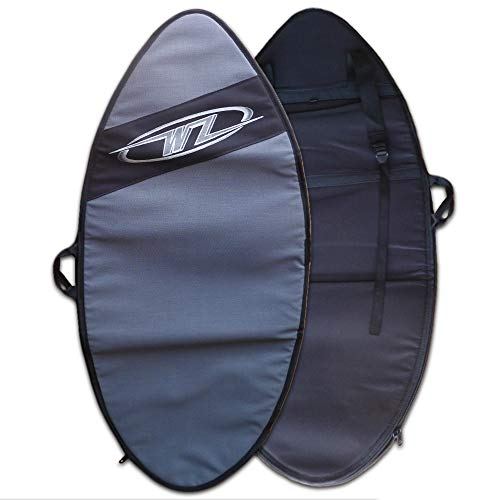 Wave Zone Skimboards Backpack Style Bag, Silver, 46" or 53"