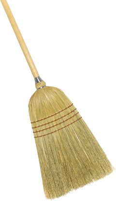 Heavy duty Sweeper, Corn Broom made the Old Fashioned way, Fathers Day  gift, traditional broom style, handcrafted for use in barns, porch