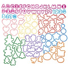 Wilton Alphabet, Numbers and Holiday Cookie Cutters