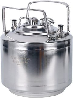 Yaebrew Stainless Steel 1.6 Gallon Mini Ball Lock Keg System